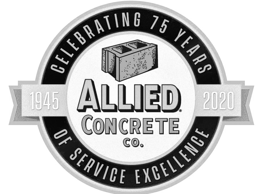 Allied 75 Logo grayscale